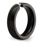 Edward Mirell Black Ti .10ct Diamond 6mm Band
