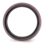 Edward Mirell Black Ti Domed Anodized Copper Color 16mm Band