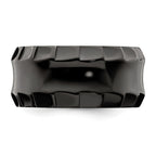 Edward Mirell Black Ti Faceted Edges Polished 12mm Ring