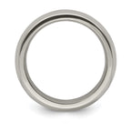 Edward Mirell Titanium Rainbow Anodized Center Polished 7mm Band