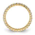14k Polished Shared Prong 1/2 carat Diamond Complete Eternity Band