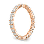 14k Rose Gold 1.5CT Shared Prong Diamond Eternity Band