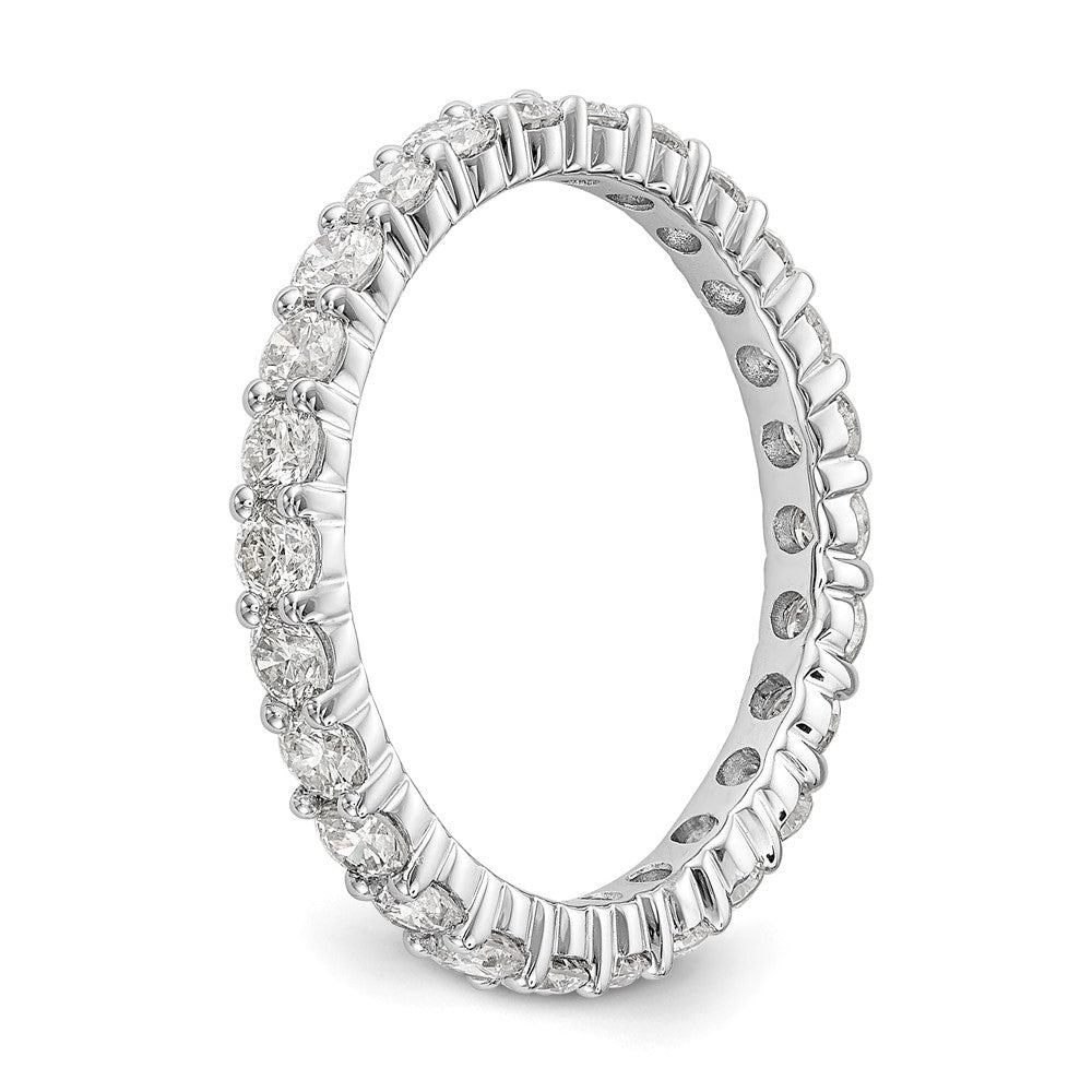 14k White Gold 1.5CT Shared Prong Diamond Eternity Band