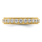 14k Polished Vintage 1 carat Diamond Complete Eternity Band