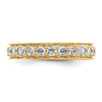 14k Polished Vintage 1 carat Diamond Complete Eternity Band