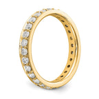 14k Polished Vintage 1 carat Diamond Complete Eternity Band
