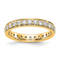 14k Polished Vintage 1 carat Diamond Complete Eternity Band
