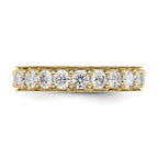 14k Polished Vintage 2ct Diamond Eternity Band