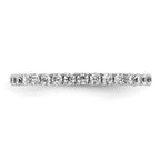 True Origin 14K White Gold 1/2 carat Lab Grown Diamond VS+ F+ Complete Eternity Band