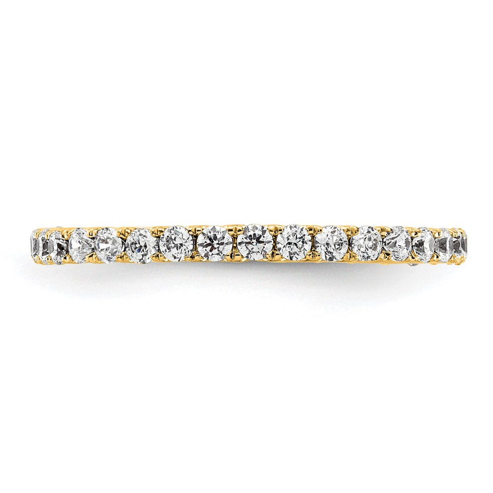 True Origin 14K Yellow Gold 1/2 carat Lab Grown Diamond VS+ F+ Complete Eternity Band