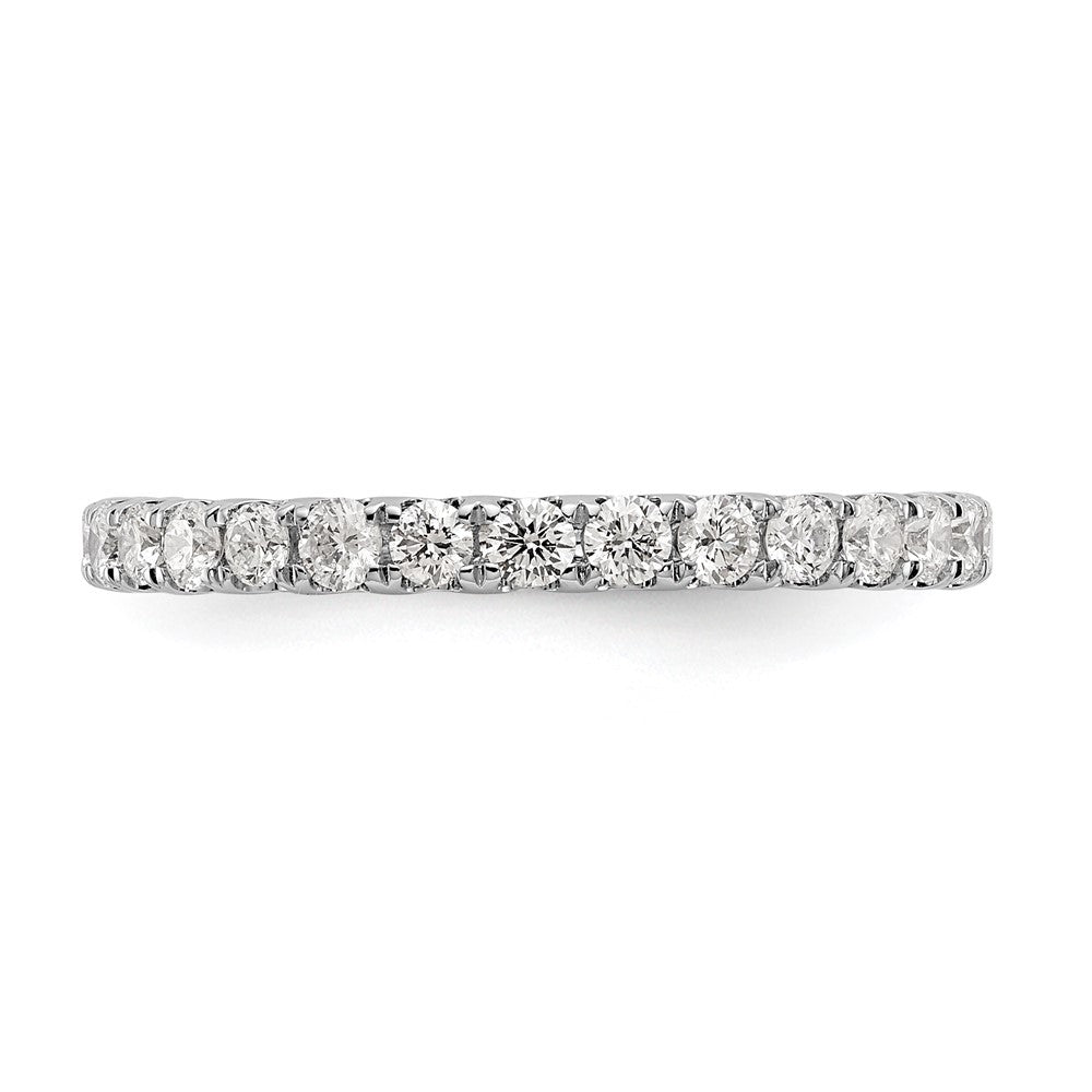 True Origin 14K White Gold 1 carat Lab Grown Diamond VS+ F+ Complete Eternity Band