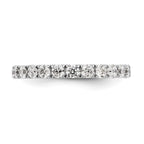 14k White Gold 1 1/2CT U Shared Prong Diamond Eternity Band