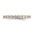 True Origin 14K Yellow Gold 1 1/2 carat Lab Grown Diamond VS+ F+ Complete Eternity Band