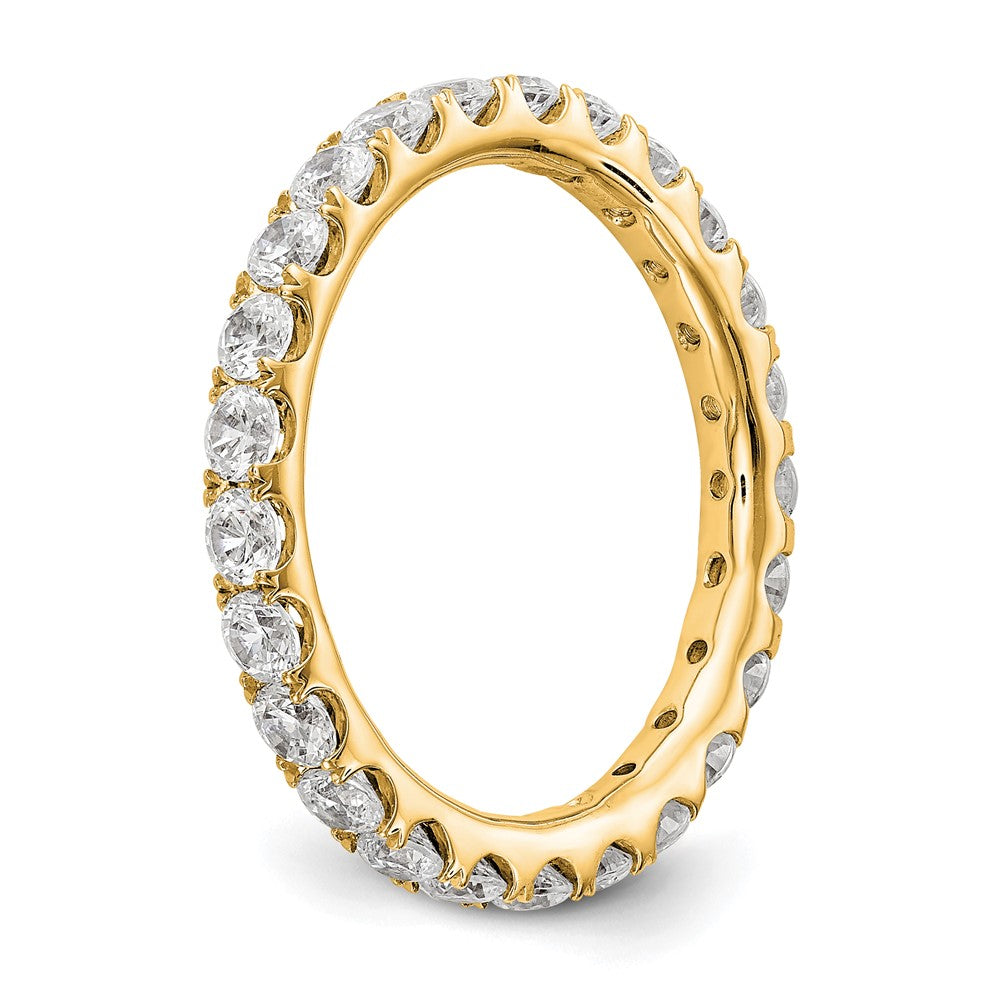 14k 1 1/2CT U Shared Prong Diamond Eternity Band