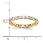 14k 1 1/2CT U Shared Prong Diamond Eternity Band