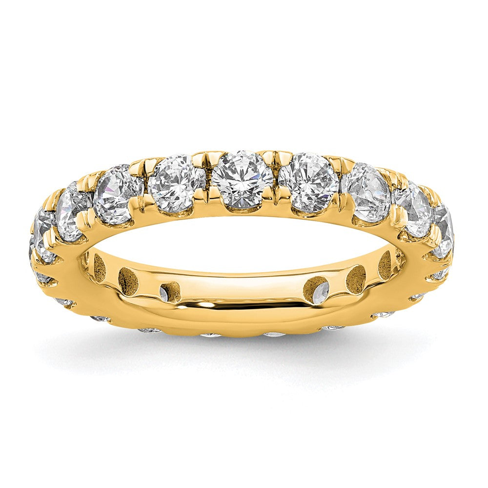 14k Polished U-Shared Prong 2 carat Diamond Complete Eternity Band