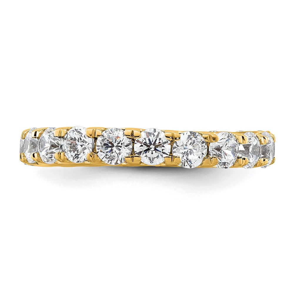14k Polished U-Shared Prong 2 carat Diamond Complete Eternity Band