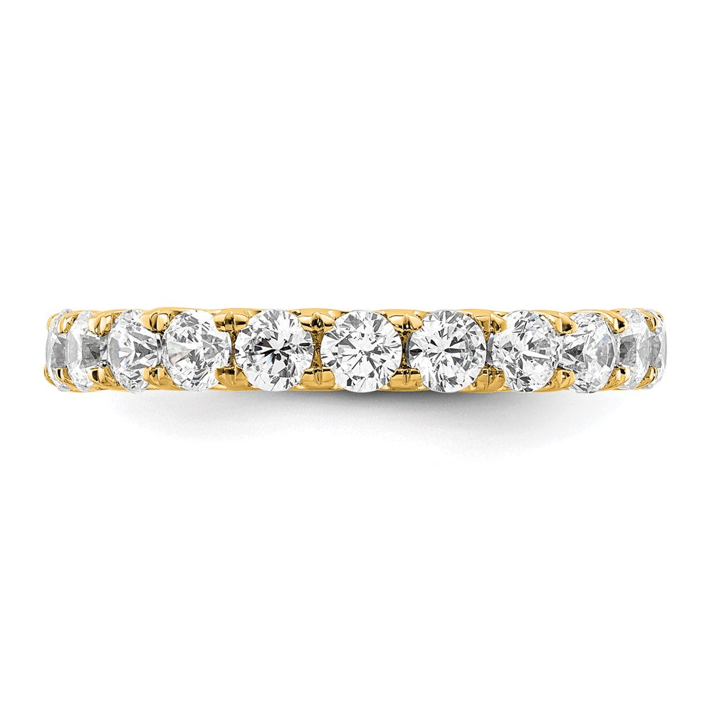 14k Polished U-Shared Prong 2 carat Diamond Complete Eternity Band