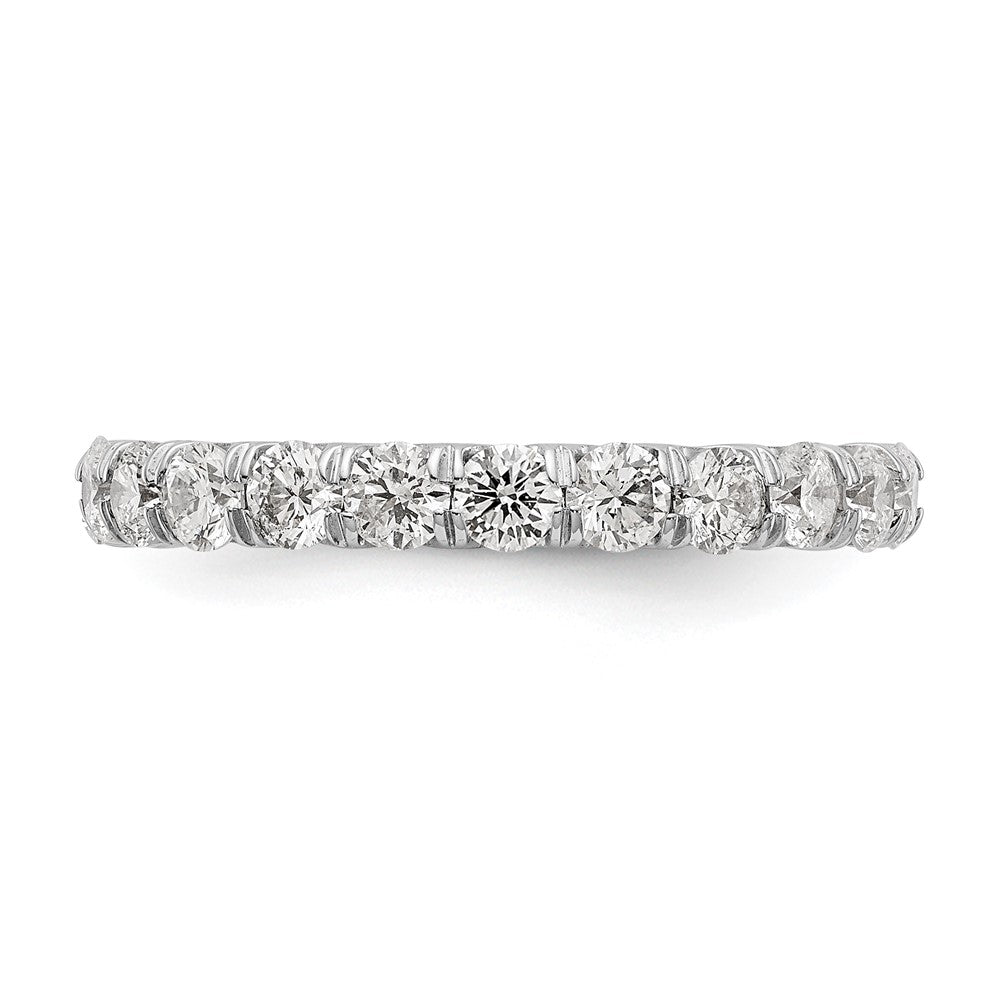 True Origin 14K White Gold 2 carat Lab Grown Diamond VS+ F+ Complete Eternity Band