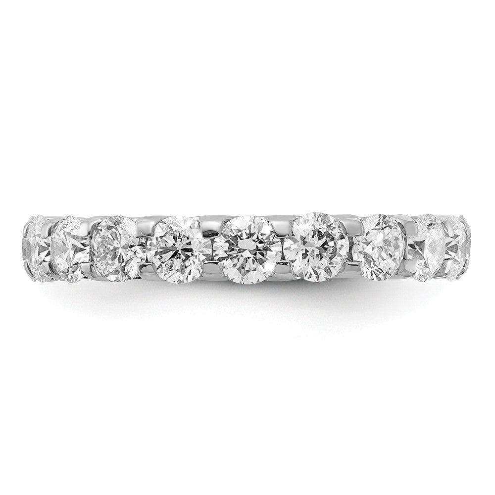 True Origin 14K White Gold 3 carat Lab Grown Diamond VS+ F+ Complete Eternity Band