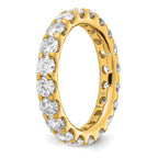 True Origin 14K Yellow Gold 3 carat Lab Grown Diamond VS+ F+ Complete Eternity Band