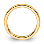 14k Polished Bezel-set 1/10 carat Diamond Complete Eternity Band