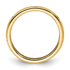 14k Polished Bezel-set 1/10 carat Diamond Complete Eternity Band