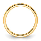 14k Polished Bezel-set 1/10 carat Diamond Complete Eternity Band