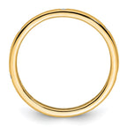 14k Polished Bezel-set 1/10 carat Diamond Complete Eternity Band