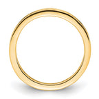 14k Polished Channel-set 1/2 carat Diamond Complete Eternity Band