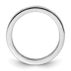 14k White Gold Polished Channel-set 1 carat Diamond Complete Eternity Band