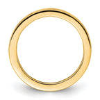 14k Polished Channel-set 1 carat Diamond Complete Eternity Band