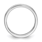 14k White Gold Polished Channel-set 1 carat Diamond Complete Eternity Band