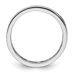 14k White Gold Polished Channel-set 1 carat Diamond Complete Eternity Band