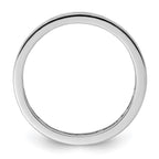 14k White Gold Polished Channel-set 1 carat Diamond Complete Eternity Band