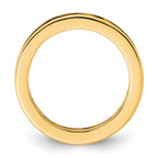 14k Polished Channel-set 1 carat Princess Diamond Complete Eternity Band