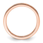 14k Rose Gold Polished Channel-set 1 carat Princess Diamond Complete Eternity Band