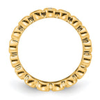 14k Polished Bezel-set 1/2 carat Diamond Complete Eternity Band