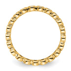 14k Polished Bezel-set 1/2 carat Diamond Complete Eternity Band
