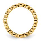 14k Polished Bezel-set 1 carat Diamond Complete Eternity Band