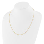 Sterling Silver Gold-plated Adjustable .95mm Snake Chain
