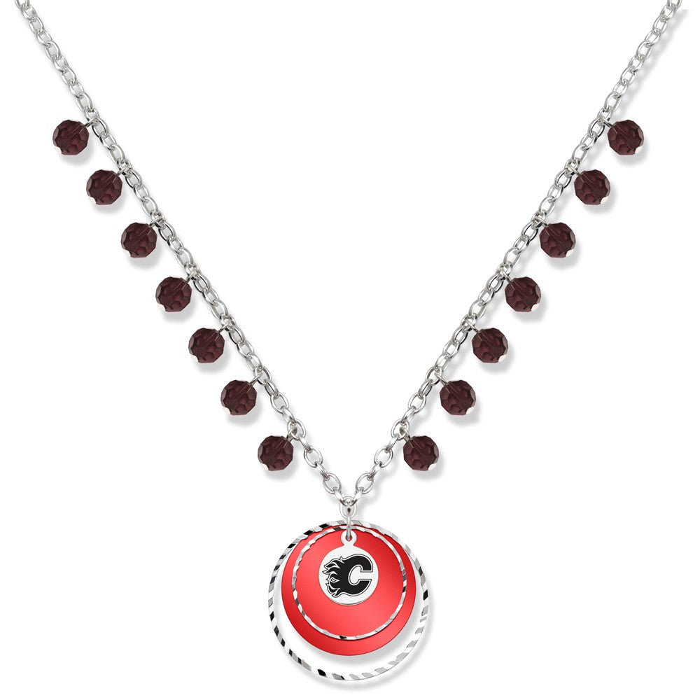 CALGARY FLAMES GAME DAY NECKLACE