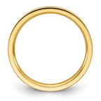 14k Yellow Gold 2mm Standard Weight Flat Comfort Fit Wedding Band
