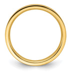 14k Yellow Gold 2.5mm Standard Weight Flat Comfort Fit Wedding Band