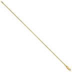 14K .9mm Franco with Lobster Clasp Bracelet