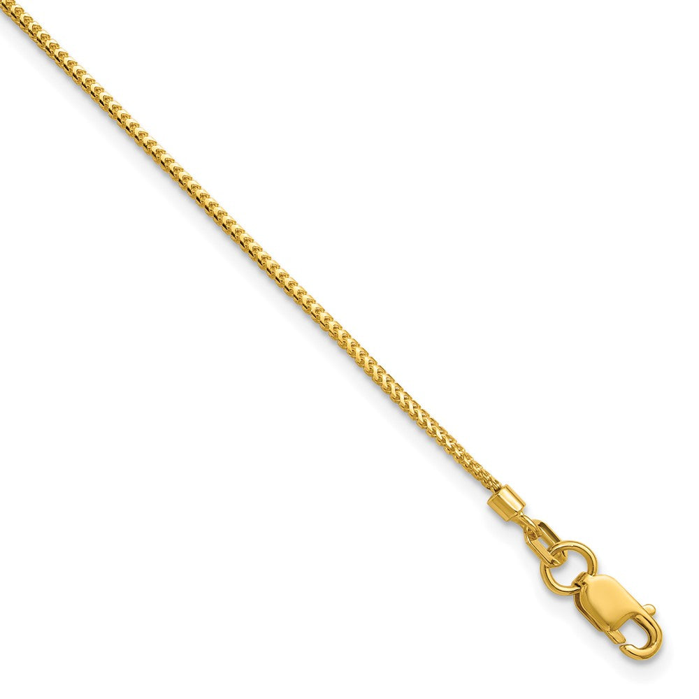 14K .9mm Franco with Lobster Clasp Bracelet