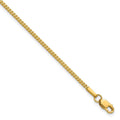 14K 1mm Franco with Lobster Clasp Bracelet