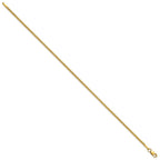 14K 1.3mm Franco with Lobster Clasp Bracelet