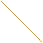 14K 1.4mm Franco with Lobster Clasp Bracelet