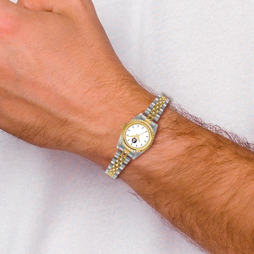 LogoArt Florida State University Pro Two-tone Ladies Quartz Watch